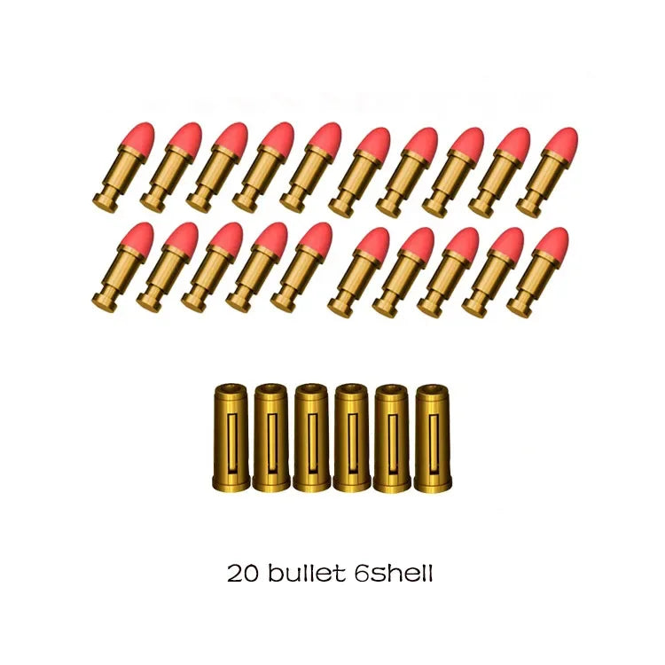 EZ Csnoobs ZP5 357 Revolver Mechanical Continuous Firing Toy Gun Automatic Pistol Soft Dart Bullet CS Outdoor Weapon for Kid Adult