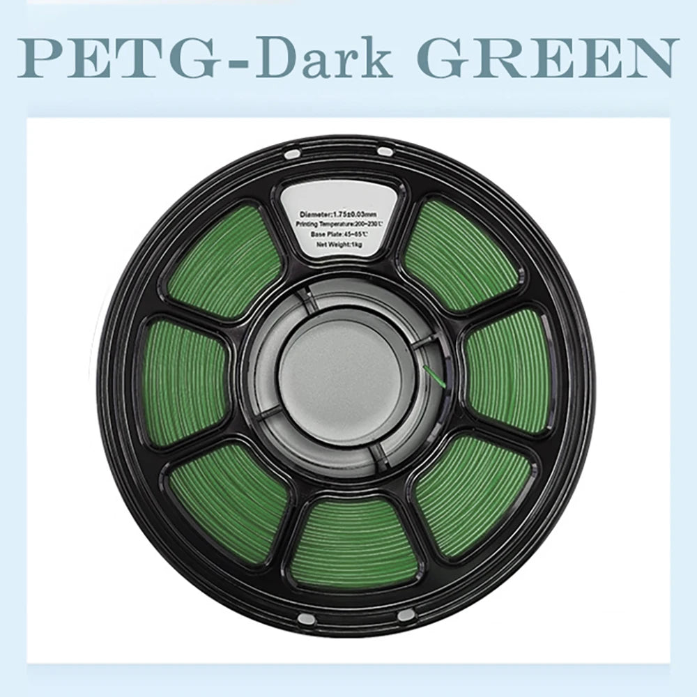EZ Tideboom PETG Filament 3D Printing Materials 3D Printer Petg Filament 1KG Eco-Friendly Good Toughness Mix Color Petg 필라멘트