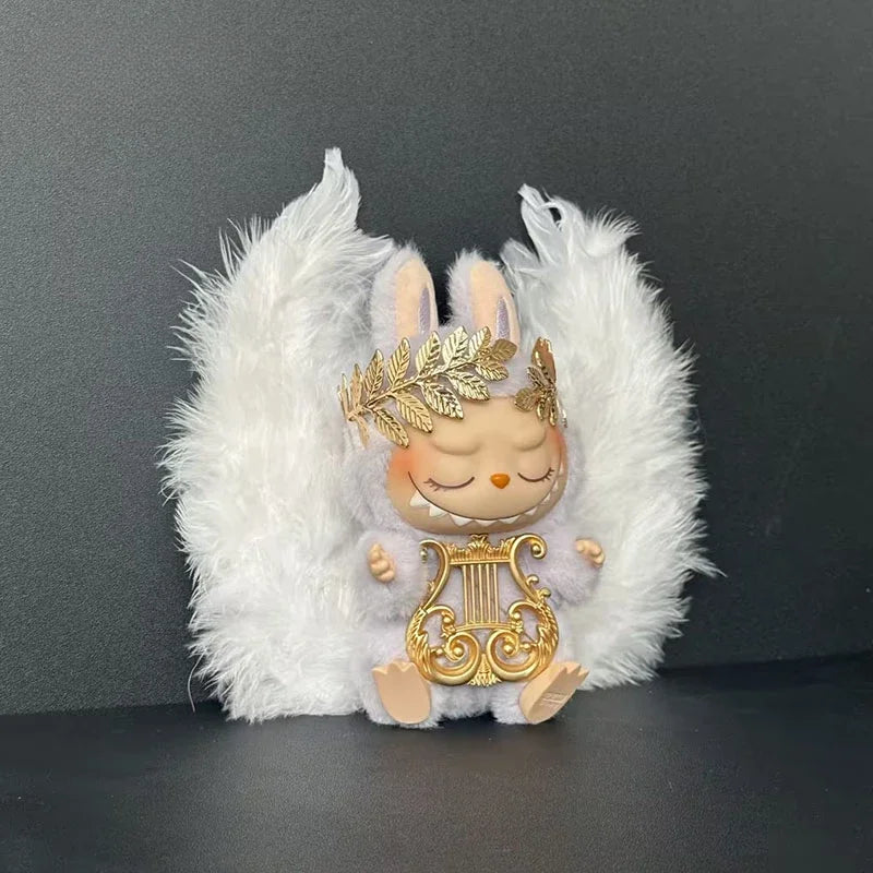 EZ For 15-17cm Labubu Doll Clothes Angel Wings Accordion Decoration Fashion Clothes Dolls Accessories For Labubu Outfits
