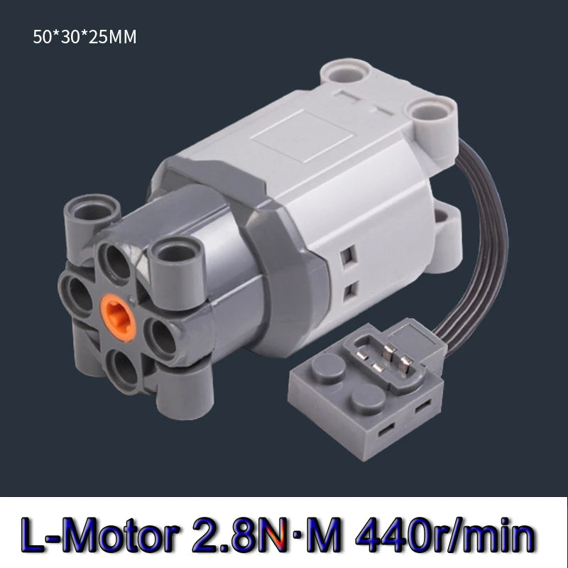 EZ Technical Electronic Building Block MOC Refit Accessories Micro-motor RC Power Functions Parts Creative DIY Car Bricks Kids Toys
