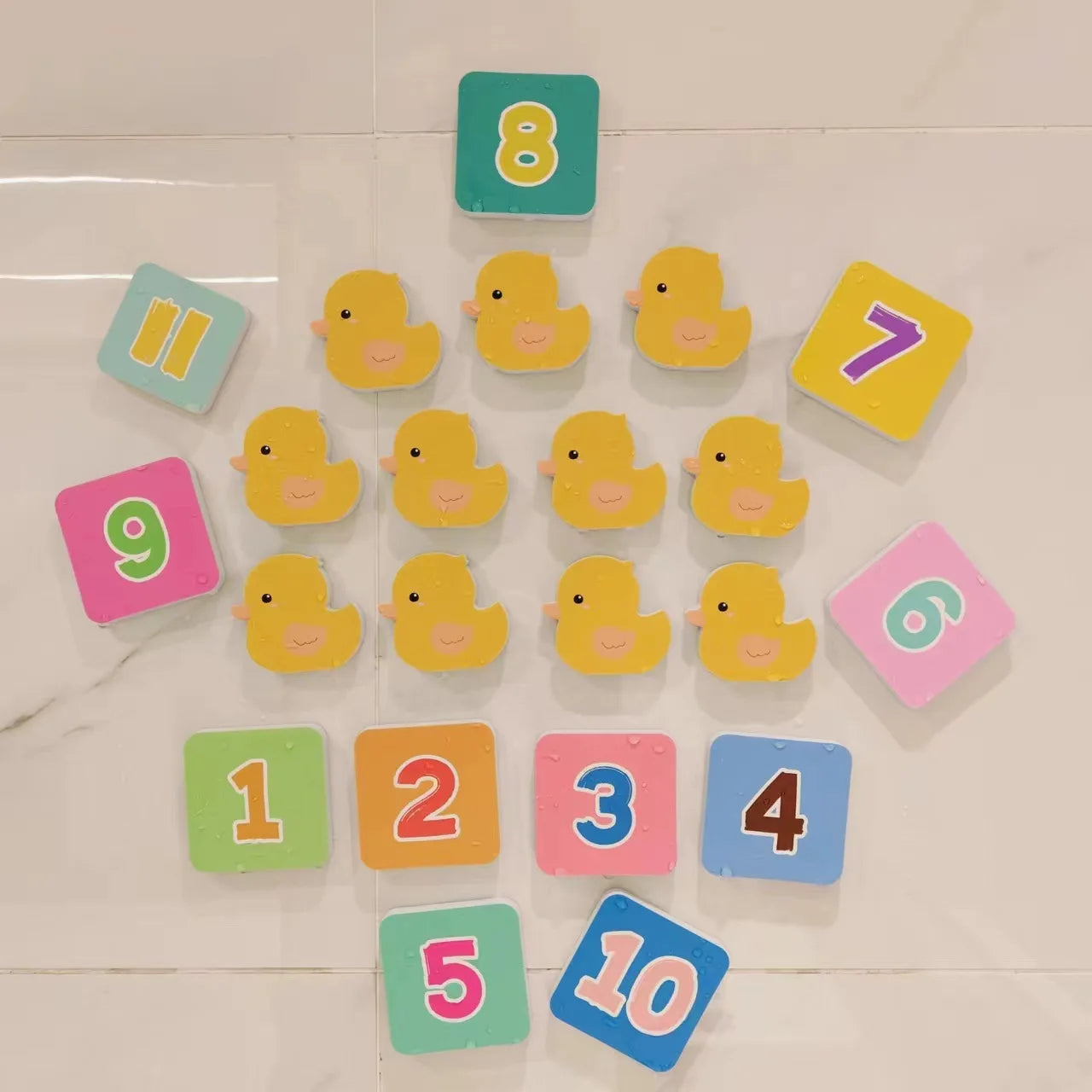EZ Baby Toy Animal Bath Toys for Kids Soft EVA Paste Bathroom Toys Animal Cognitive Floating Water Toys for Boys Girls 2 to 4 Years