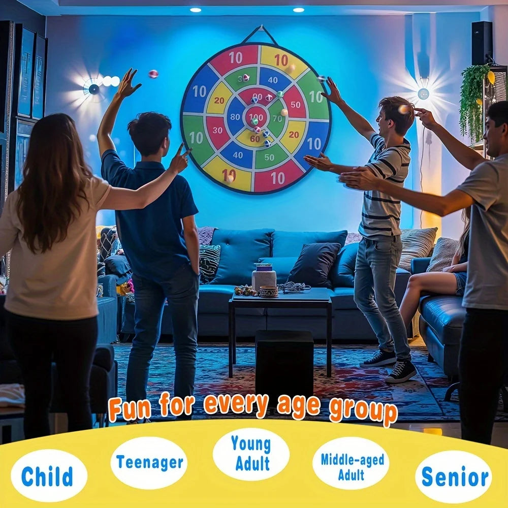 EZ Montessori Throw Sport Slingshot Target Sticky Ball Dartboard Basketball Board Games Educational Children's Outdoor Game Toy