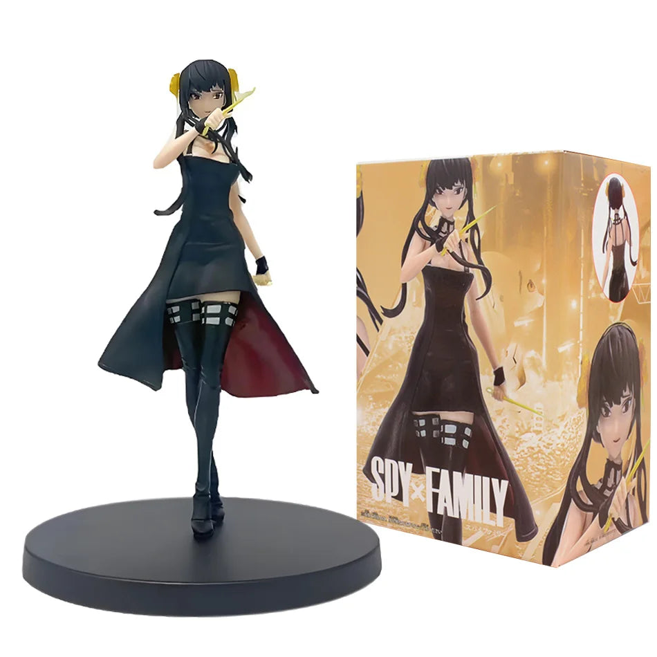 EZ 16CM SPY×FAMILY Anime Figure Kawai Anya Forger Yor Forger Action Figures Standing Figurine Collectible Model Doll Toys In Stock