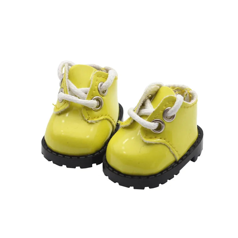 EZ For LABUBU Leather Shoes Suitable for 17cm Cotton Dolls Shoes Boots Toys Casual Sports Shoes Dolls Accessories DIY Doll Toys