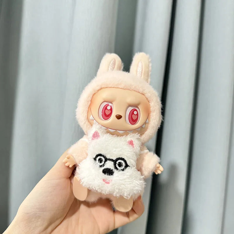 EZ 17cm Kawaii Plush Doll'S Clothes Outfit Accessories For Korea Kpop Exo Labubu Idol Dolls Pumpkin Set Clothing DIY Christmas Gift