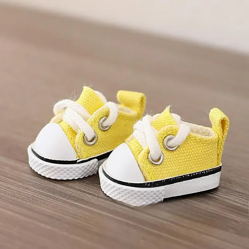 EZ (Only shoes)For LABUBU 17cm Cotton Dolls Shoes Toys Casual Sports Shoes Dolls Accessories for labubu outfits