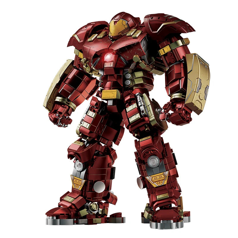 EZ 2700+pcs Iron Heroes Blocks Action Figures Mark Building Sets Buster Mech DIY Brick Collectible Toys for Boys Adult Kids Gifts