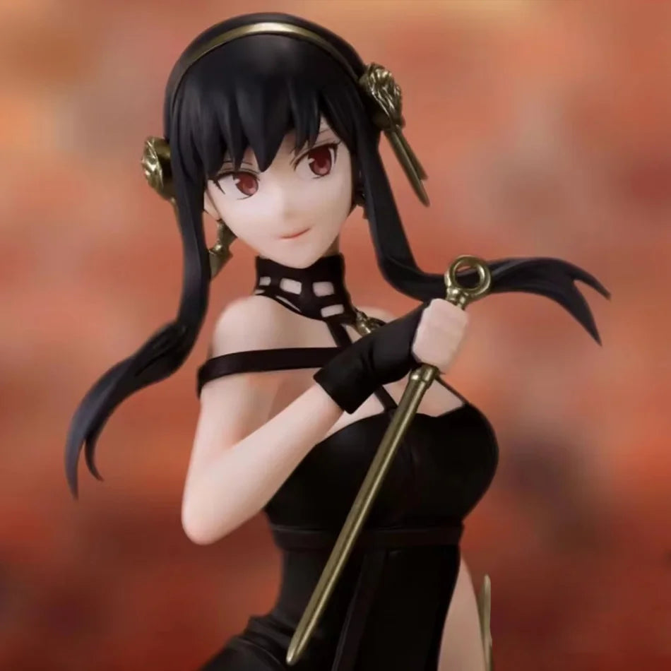 EZ 16CM SPY×FAMILY Anime Figure Kawai Anya Forger Yor Forger Action Figures Standing Figurine Collectible Model Doll Toys In Stock