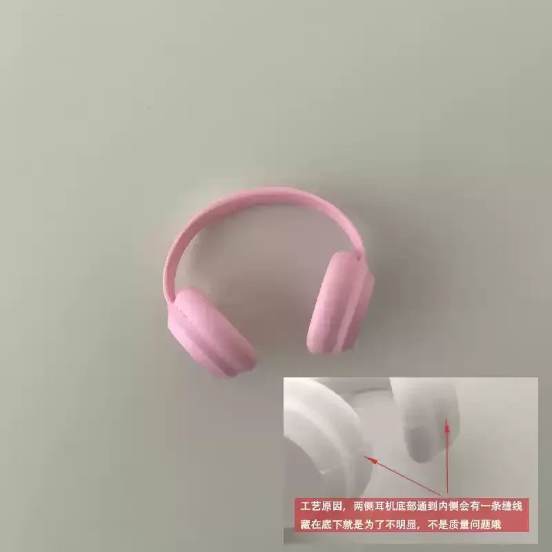 EZ Labubu Accessories：17cm Labubu Fashion Earphone Accessories 10cm Cotton Doll Earphones Macaron Color Doll Earphones