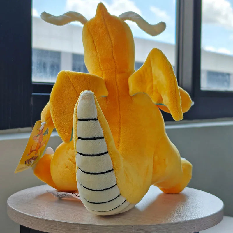 EZ Pokemon Stuffed Toys Kawaii Dragonite Cartoon&Cute Plush Dolls Throw Pillow Birthday Gift for Kids Friends Boys Home Decoration