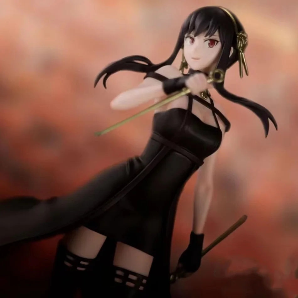 EZ 16CM SPY×FAMILY Anime Figure Kawai Anya Forger Yor Forger Action Figures Standing Figurine Collectible Model Doll Toys In Stock