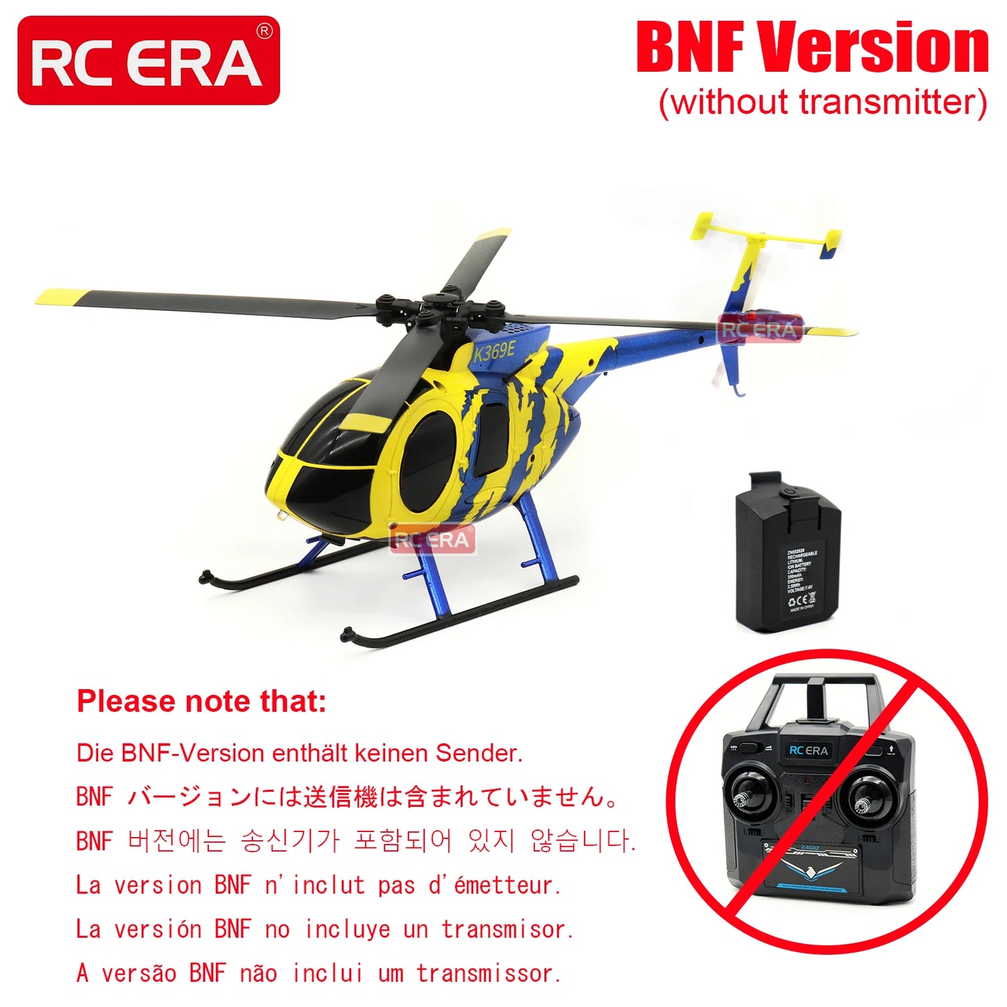 EZ RC ERA C184 Mini MD500 with Optical Flow Sensor Scale Micro RC Helicopters for Adults Beginner Remote Control Hobby Toys Gift