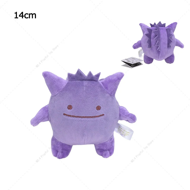 EZ Pokémon Plush Toy Oddish Charmander Eevee Ditto Lapras Dragonite Magnemite Omanyte Cute Stuffed Doll Birthday Christmas Gift