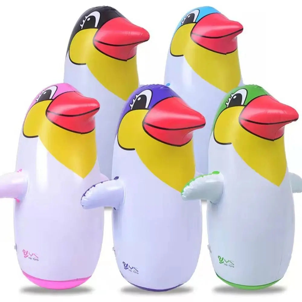 EZ Cartoon Penguin Sandbag Kids Child Party Birthdays Gift 36/45cm Children Inflatable Toys Home Sport Boxing Punching Toy