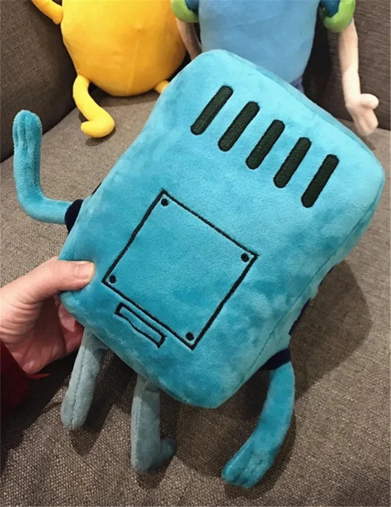 EZ New Anime Finn Jake BMO Soft Stuffed Animal Dolls Creative Adventure Time Plush Toys Cartoon Stuffed Dolls Kids Gifts