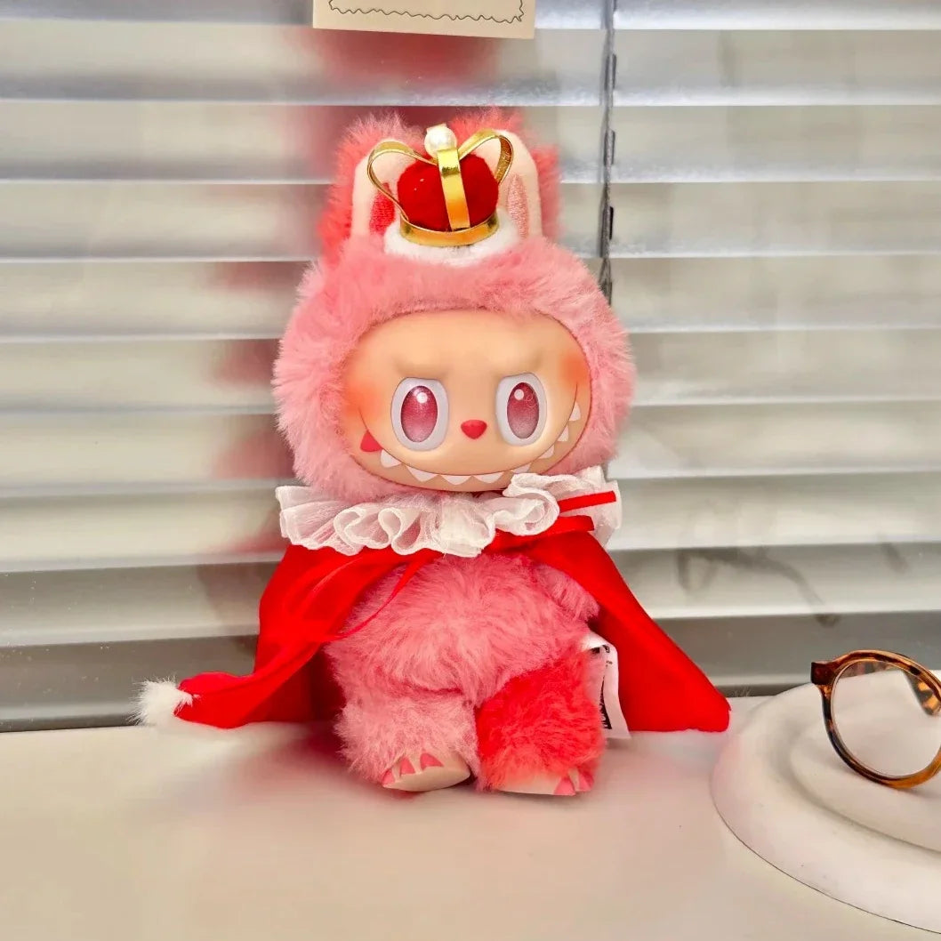 EZ 15/17cm Labubu Doll Cosplay Clothes Set Prince and King Outfit for Ropa Labubu Display