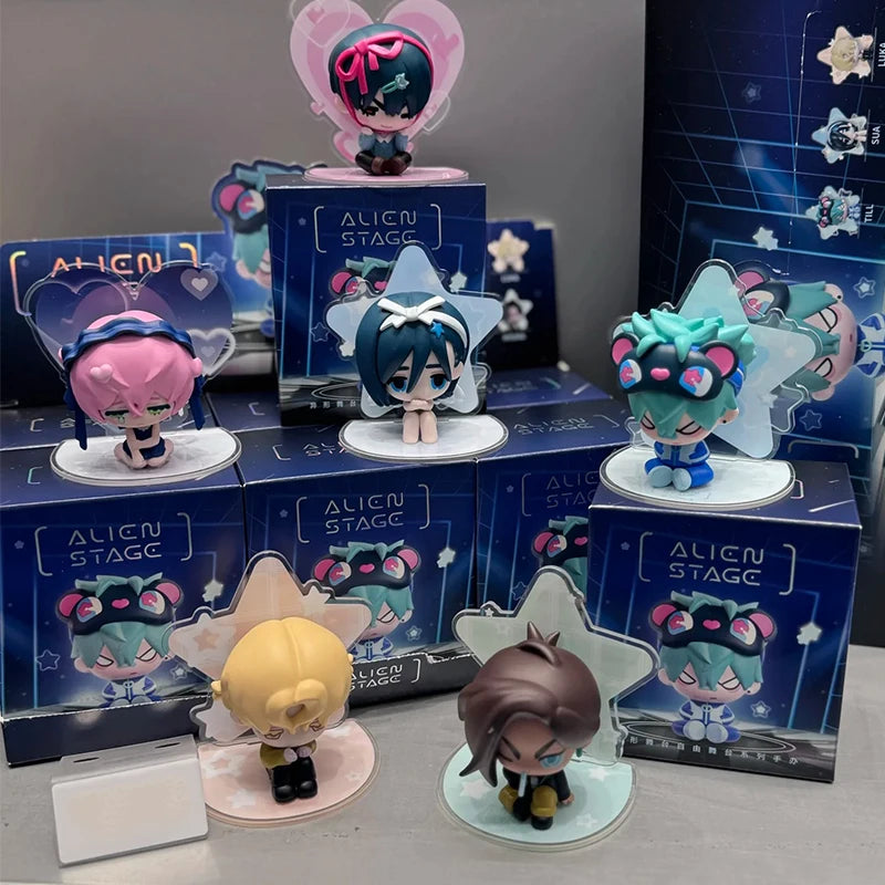 EZ Blind Box Alien Stage Free Stage Series TILL LUKA Two-dimensional Animation Peripherals Collection Model Doll Surprise Gifts Toy