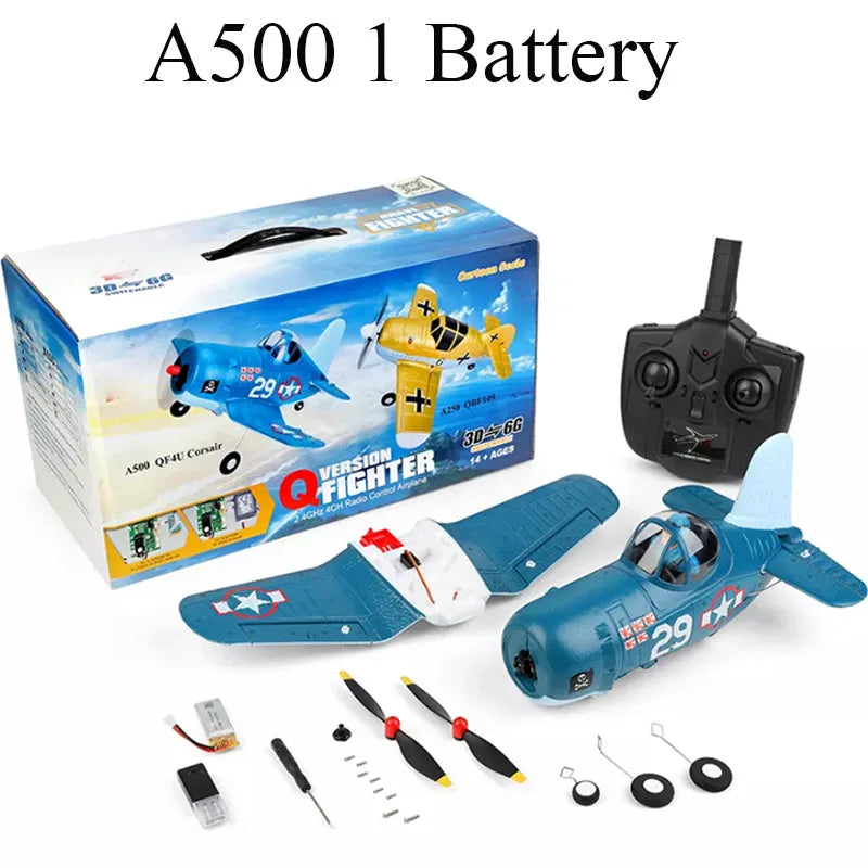 EZ WLtoys A220 A210 A260 2.4G 4Ch 6G/3D Stunt Plane Six Axis RC Fighter RC Airplane Electric Glider Unmanned  Aircraft Outdoor Toy