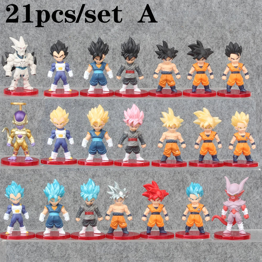 EZ Dragon Ball Action Figure SHF Super Saiyan Anime Figurine Movable and Modifiable Doll Model Collection Toys Gifts ﻿