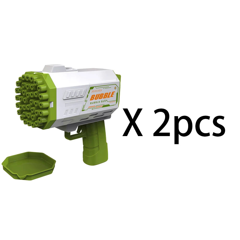 EZ 40 Hole Children's Bubble Gun Continuously Bubbles Outdoor Birthday Wedding (Excluding Bubble Liquid and Battery)