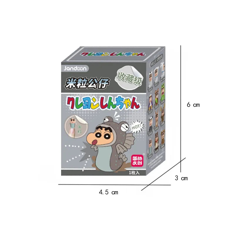 EZ Crayon Shin-Chan Anime Figures Creative Peripheral Dinosaur Diary Baby Rice Grains Doll Model Blind Boxs Toys Children's Gifts