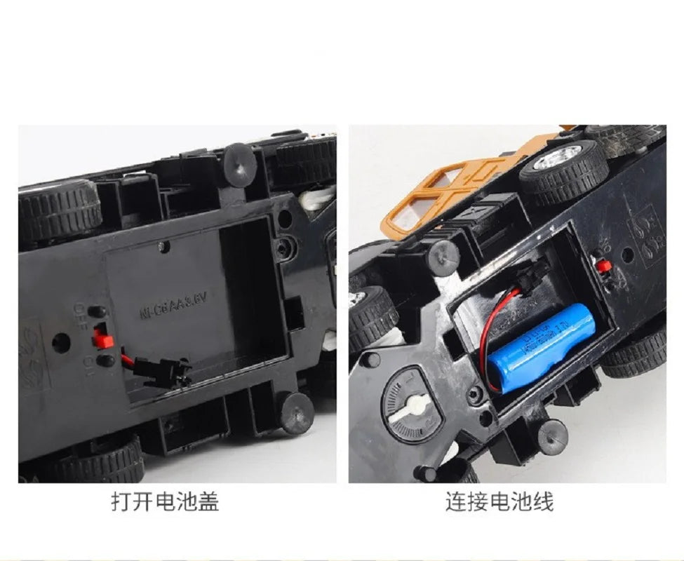 EZ 1/24 RC Car Electric Dump Truck Model Beach Rc Transport Car Children's Toy Boy Christmas Birthday Gift Model Truck