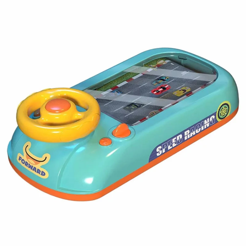 EZ Musical Steering Wheel Toys for Boys 4-6 Toddler Simulated Driving Racing Car Game with Sound  Interactive Educational Learning