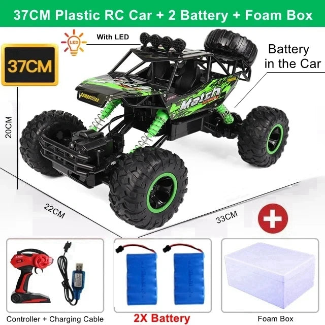 EZ Oike RC Car Remote Control Climbing Vehicle Outdoor All Terrain Off-road Trucks 4WD Racing Drift Cars Toy Gift for Kids Adults