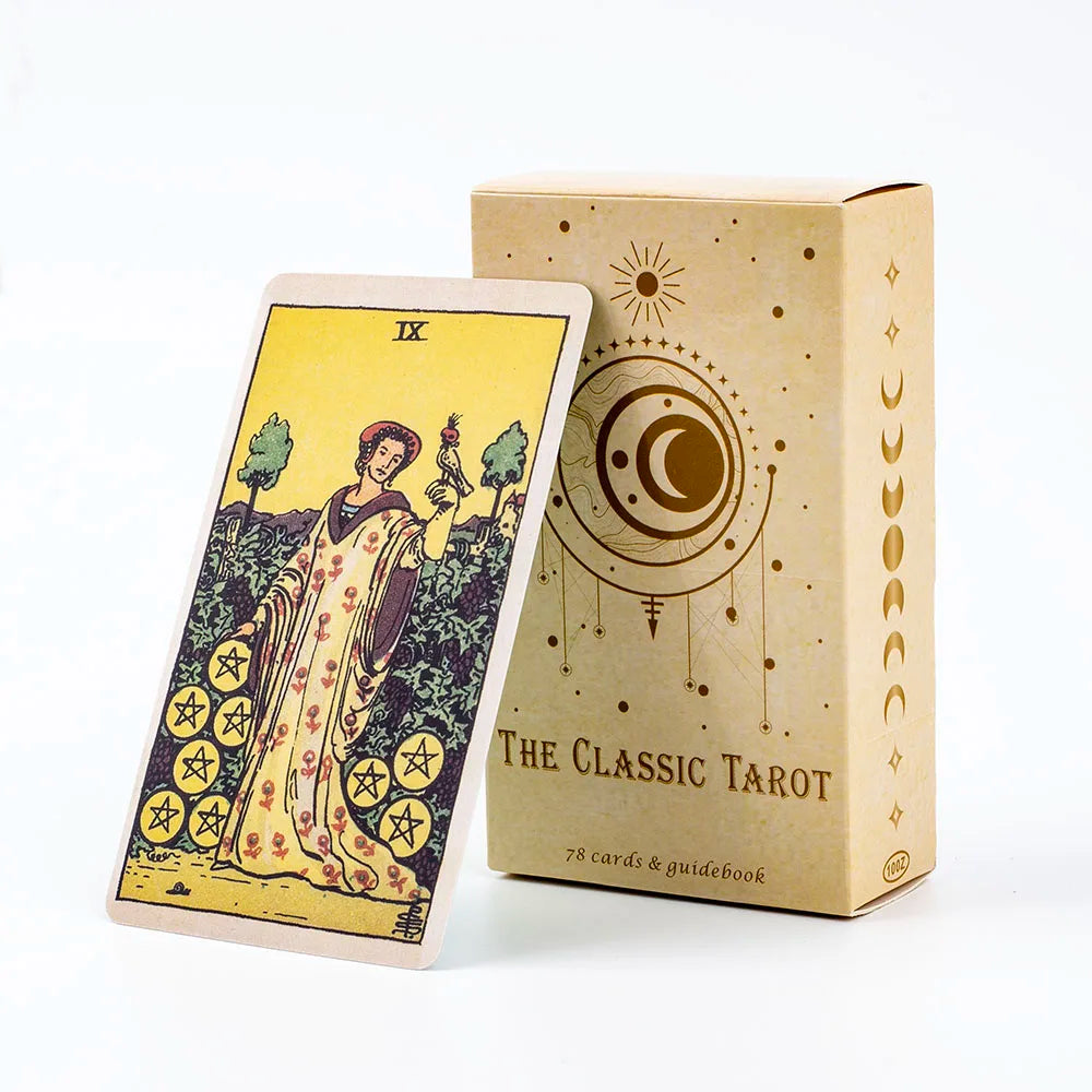EZ 78 Card Deck Kitten Tarot Oracle Card Fate Divination Leisure Entertainment Family gatherings Tarot Card Game