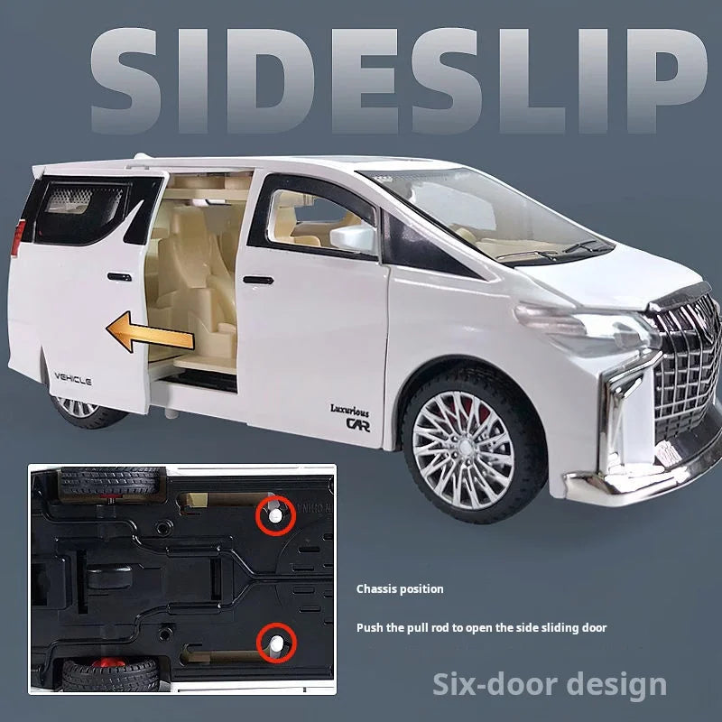 EZ 1:32 Children's Inertia Pull-back Car Toy with Lighting Sound Simulation Commercial Car Model Boy Gift Toy Car Kids Holiday Gift