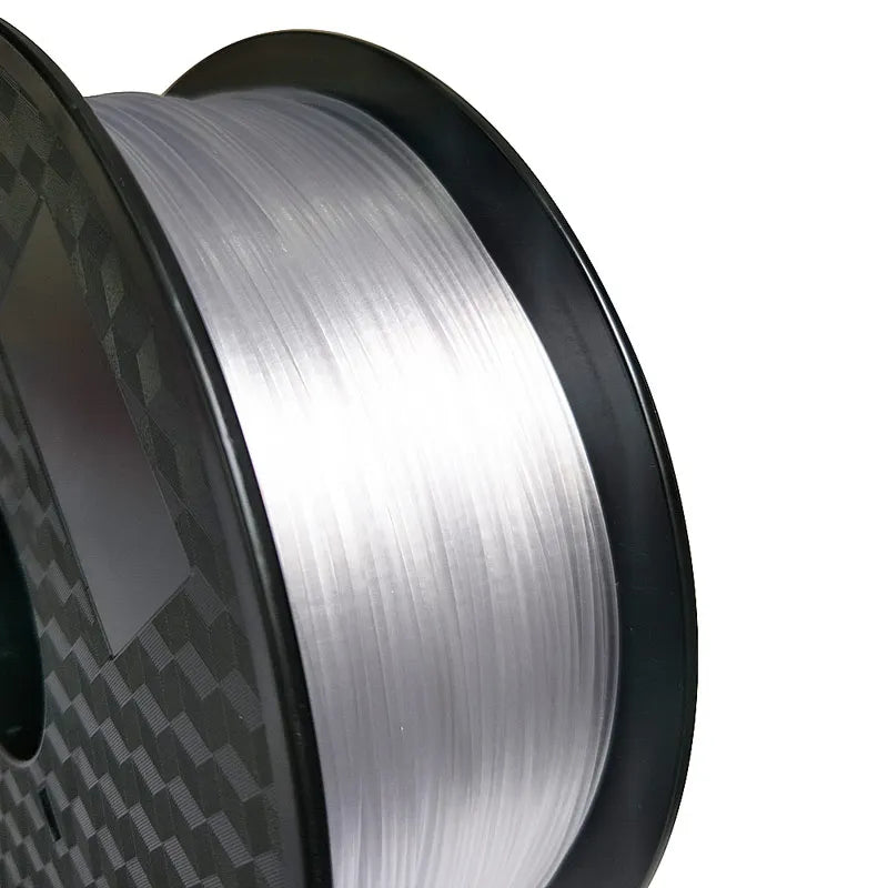 EZ CC3D Transparent PETG Filament 1.75mm 1KG 3D Printer Filament 2.2LBS PETG Plastic Wire 3D Printing Material Clear PETG Filament