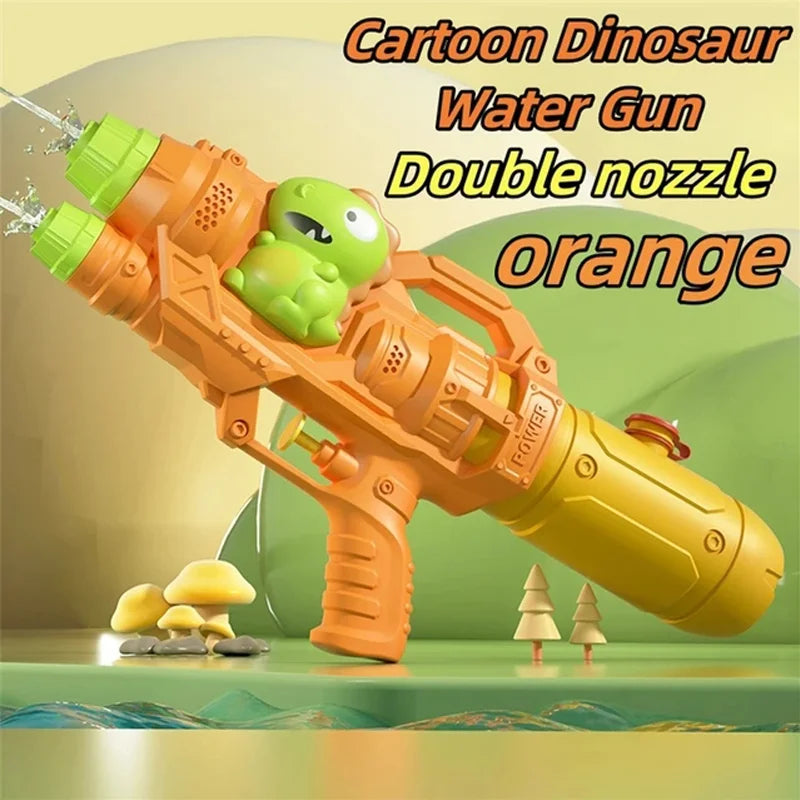 EZ Unicorns,Dinosaurs, ducks, twin sprinklers Water Summer Soaker Squirt Guns for Pool Yard Lawn Beach Party Games Water Toys