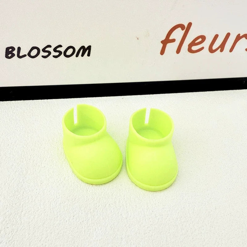 EZ Mini Doll'S Clothes Outfit Accessories For Ropa Labubu Idol doll Raincoat short rain boots rain shoes Clothing Gift