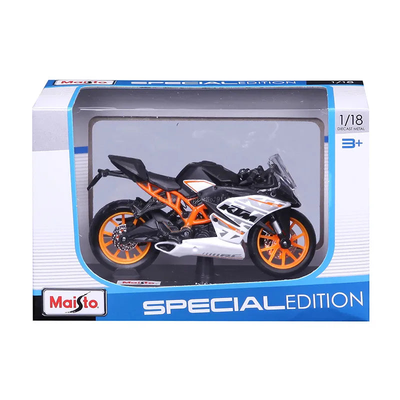 EZ Maisto 1:18 kakawasaki NINJA H2R KTM RC 390 YZF-R1 Naked V4 S  YAMAHA MT-07 2018 motorcycle motorcycle Model collection gift toy