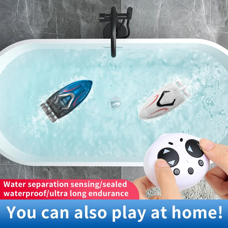 EZ Mini Rc Boat C166 Children Toys Remote Control Ship for Pool Radio-Controlled Speedboat Kids Gift Waterproof Water Electric Toys