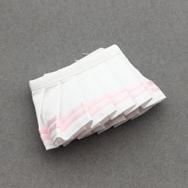 EZ 17cm Labubu Doll Clothes Set Short Skirt Hooded Top Ropa