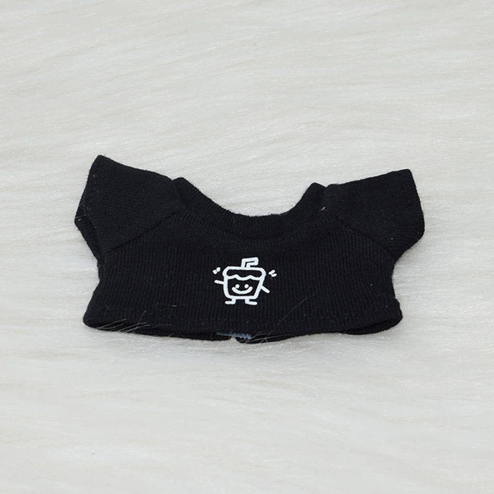 EZ 17cm Labubu Doll Clothes Fashion Clothes Hoodies Doll Clothes Color Match Hoodies Dolls Accessories