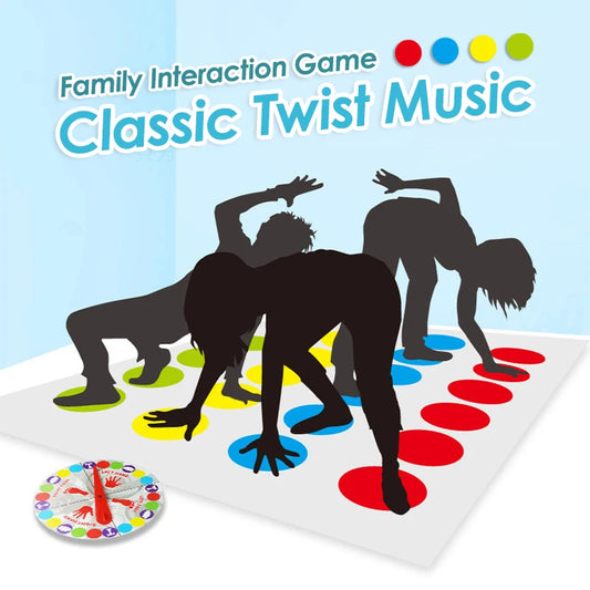 EZ 1 Set Twist Game Funny Kid Family Body Twist Move Mat Board Game Party Fun Board Games Party Game Family Game