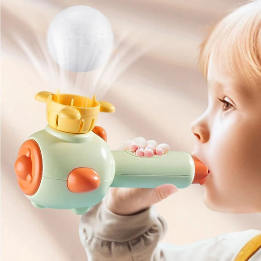 EZ 3 Style Montessori Toy Whistle Ball Blowing Floating Blow Pipe Ball Sensory Fine Motor Skills Educational Breathing Practice Toy