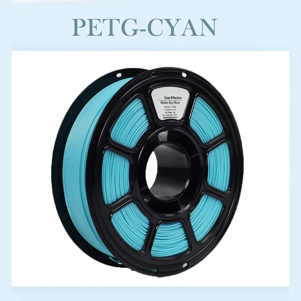 EZ Tideboom PETG Filament 3D Printing Materials 3D Printer Petg Filament 1KG Eco-Friendly Good Toughness Mix Color Petg 필라멘트