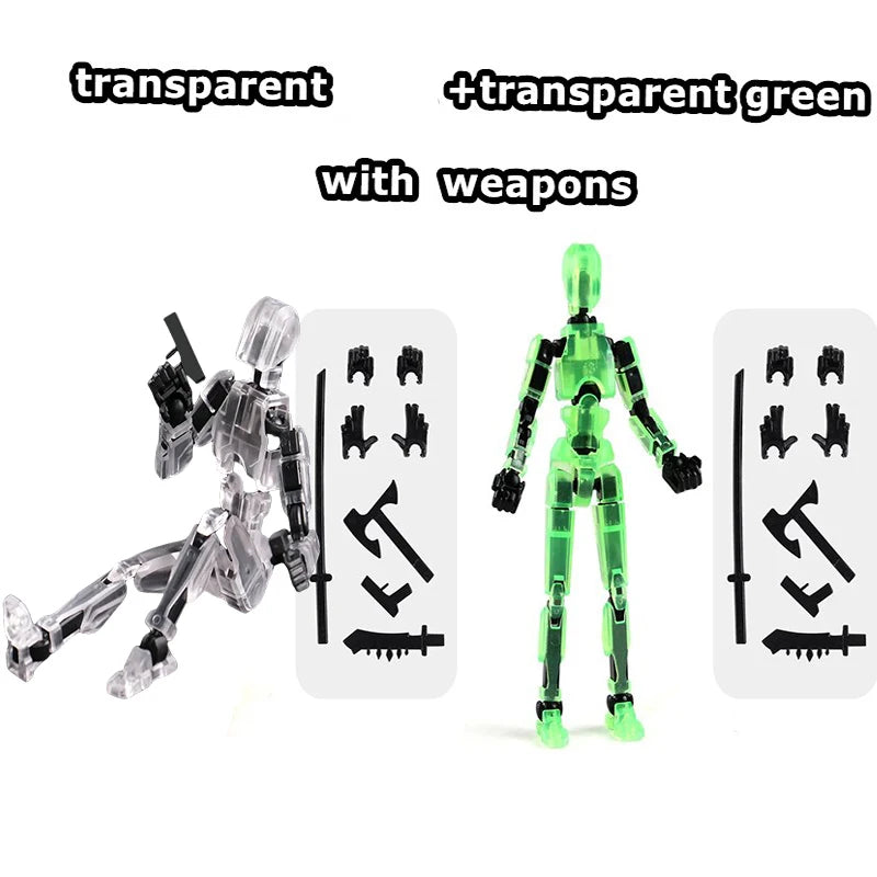 Lucky Puppets 13 Doll,Multiple Styling Combinations Robot Model