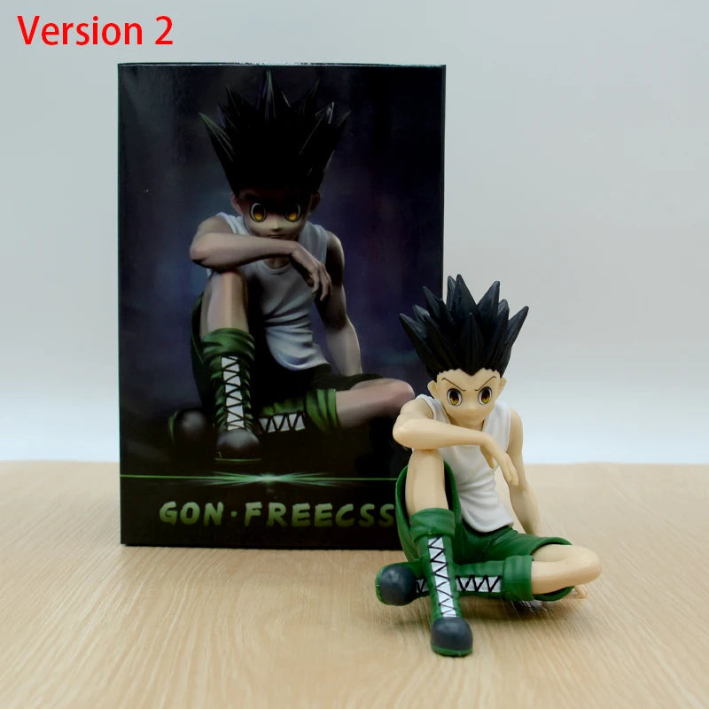EZ 13cm Hunter x Hunter Gon Freecss Anime Figure Alluka Zoldyck Action Figure Chrollo Lucilfer/Kurapika Figurine Model Toys Gift