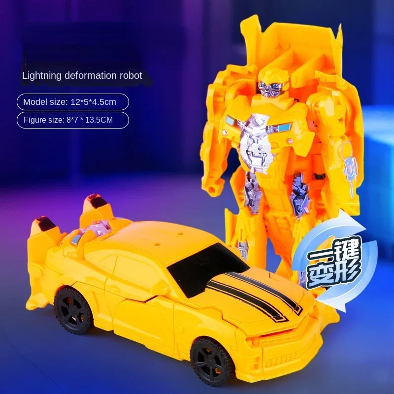 EZ Transformation Toy Robot One Step Deformation Car Action Figure Model Dinosaur Toys for Boys