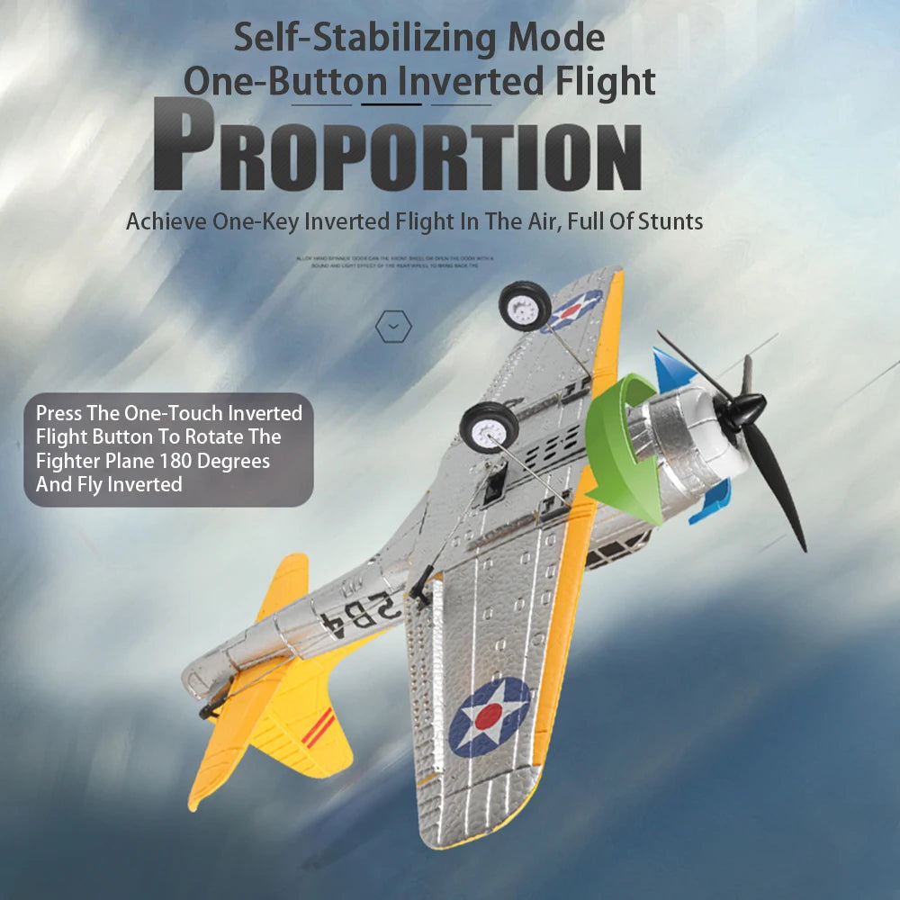 EZ Z63 QF012 Four Channel Rc Plane 2.4G Remote Control Stunt Aircraft EPP Fixed Wing Model Foam Toy Aircraft Gift For Adults