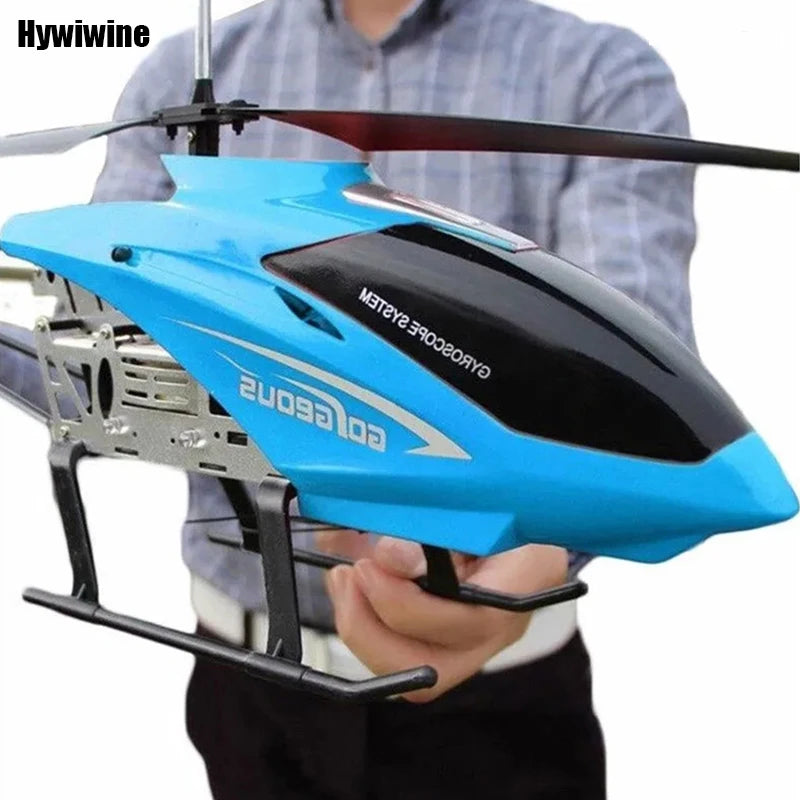 EZ Large Remote Control Helicopter 80cm Extra 2.4G 3.5CH Rc Drone Durable Charging Toy Drone Model UAV Outdoor Aircraft Helicoptero