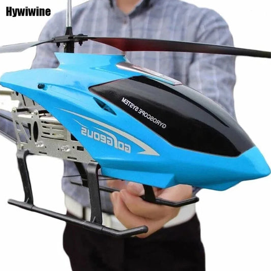 EZ Large Remote Control Helicopter 80cm Extra 2.4G 3.5CH Rc Drone Durable Charging Toy Drone Model UAV Outdoor Aircraft Helicoptero