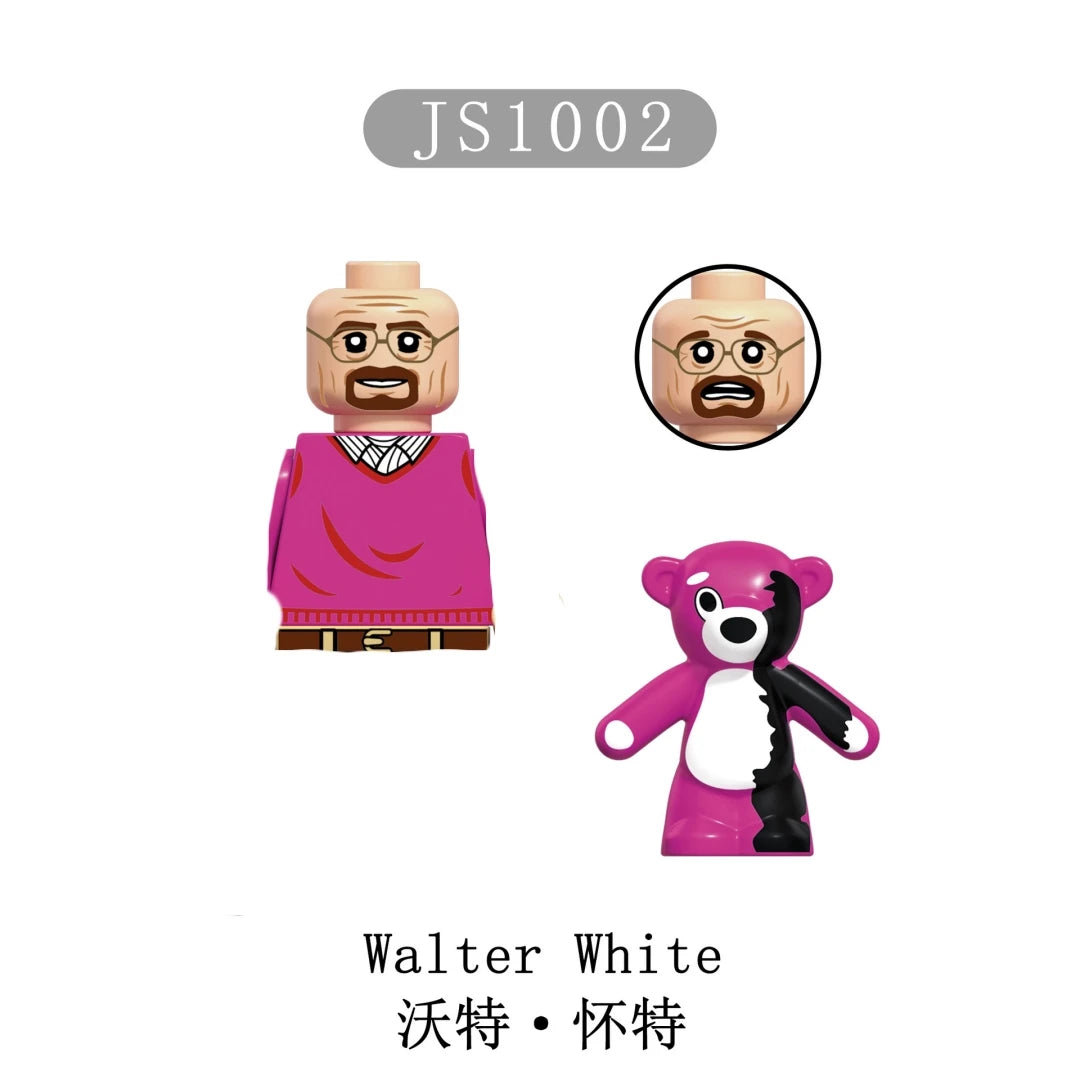 EZ Breaking Bad Season Heisenberg Walter White Gus Fring Saul Goodman Building Blocks Mini Action Figures Bricks Model Toys
