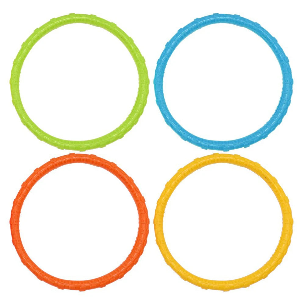 EZ 4Pcs Summer Pool Diving Toys Multicolor Underwater Diving Toys Creative Throwing Dive Water Toy Swimming Pool Accessories