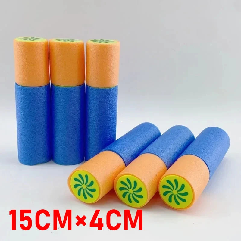 EZ 4pcs Water Blaster Water Guns for Kids Shooter Portable 4 Colors 30ft Range Children Foam Water Gun Summer Swimming Pool Toys
