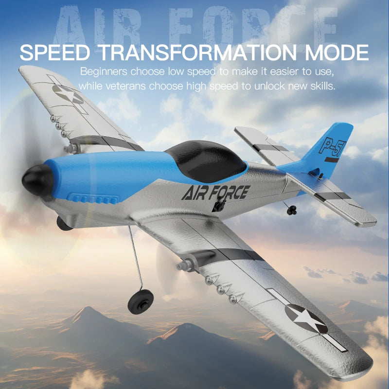 EZ Z63 QF012 Four Channel Rc Plane 2.4G Remote Control Stunt Aircraft EPP Fixed Wing Model Foam Toy Aircraft Gift For Adults